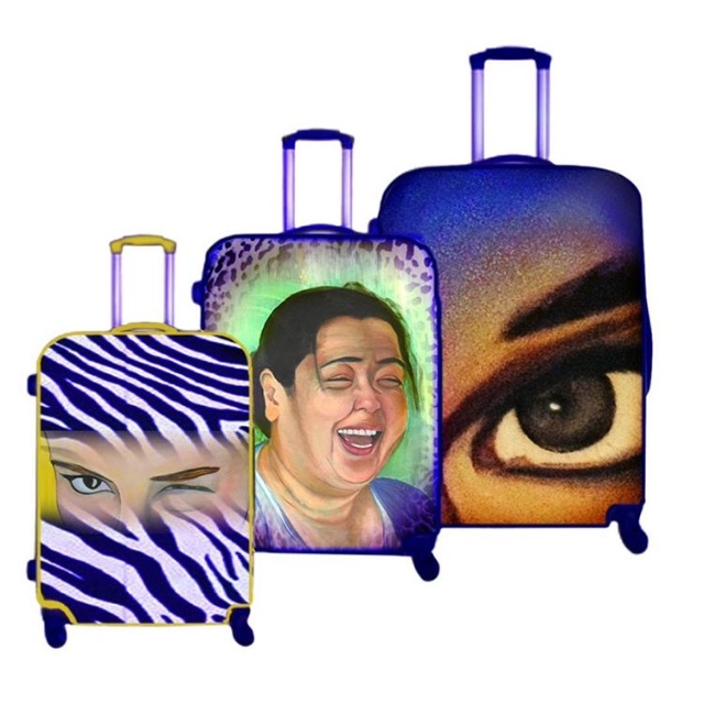 Put Your Face on Your Luggage With This Personalized Bag Cover